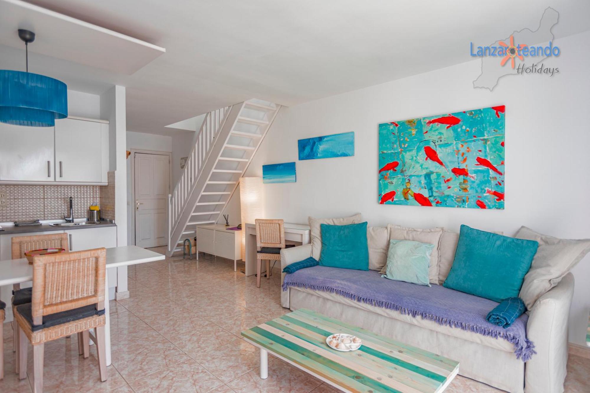 Vivienda Vacacional Sunny - Duplex Apartment 2Beds 2 Baths Costa Teguise Zewnętrze zdjęcie